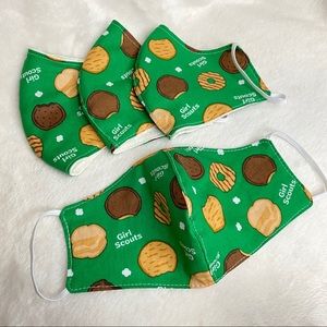 GIRL SCOUTS COOKIES HANDMADE FACE MASK Doublesided